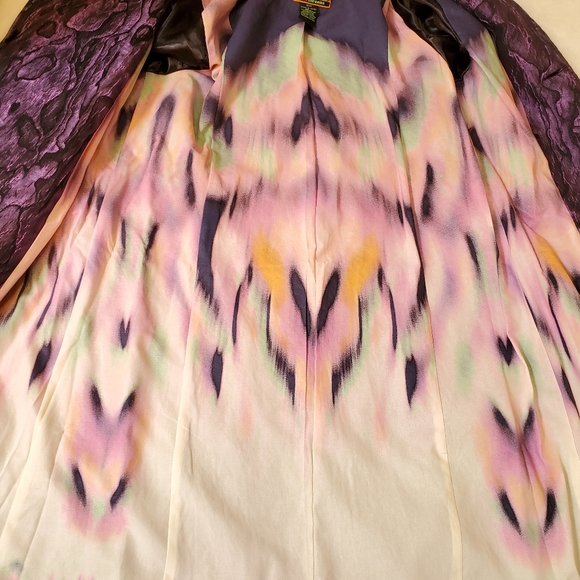 New 2OH Threads Two Old Hippies Purple Tie Wasit Jacket Size Medium - Picture 9 of 12